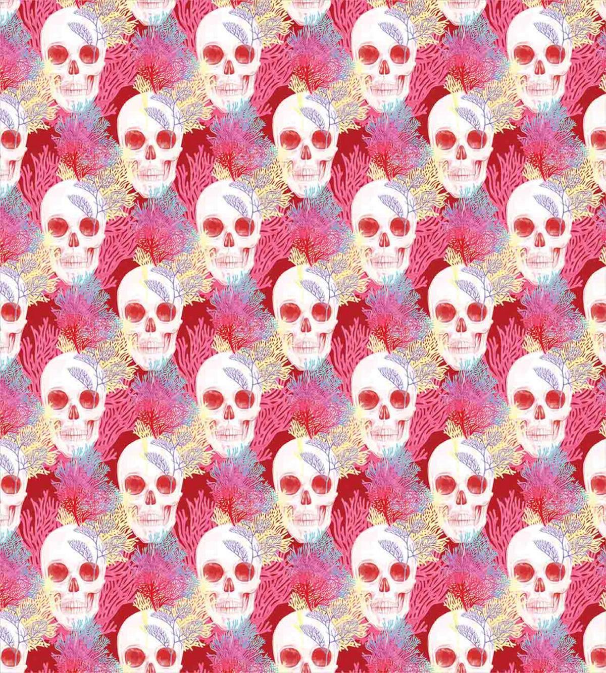 Skull and Corals — Pattern