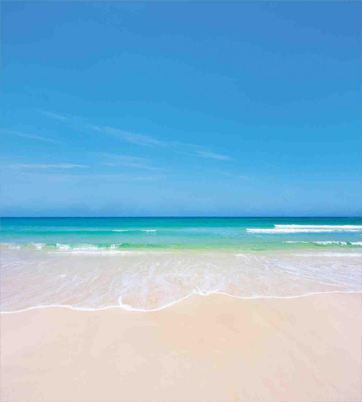 Paradise Sunny Sky Scene — Pattern