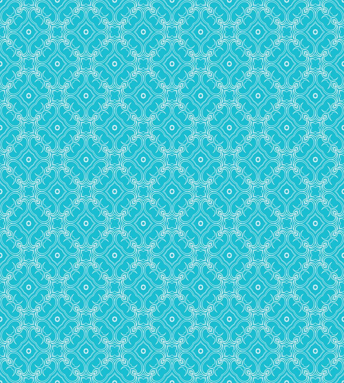 Blue Monochrome Motif — Pattern
