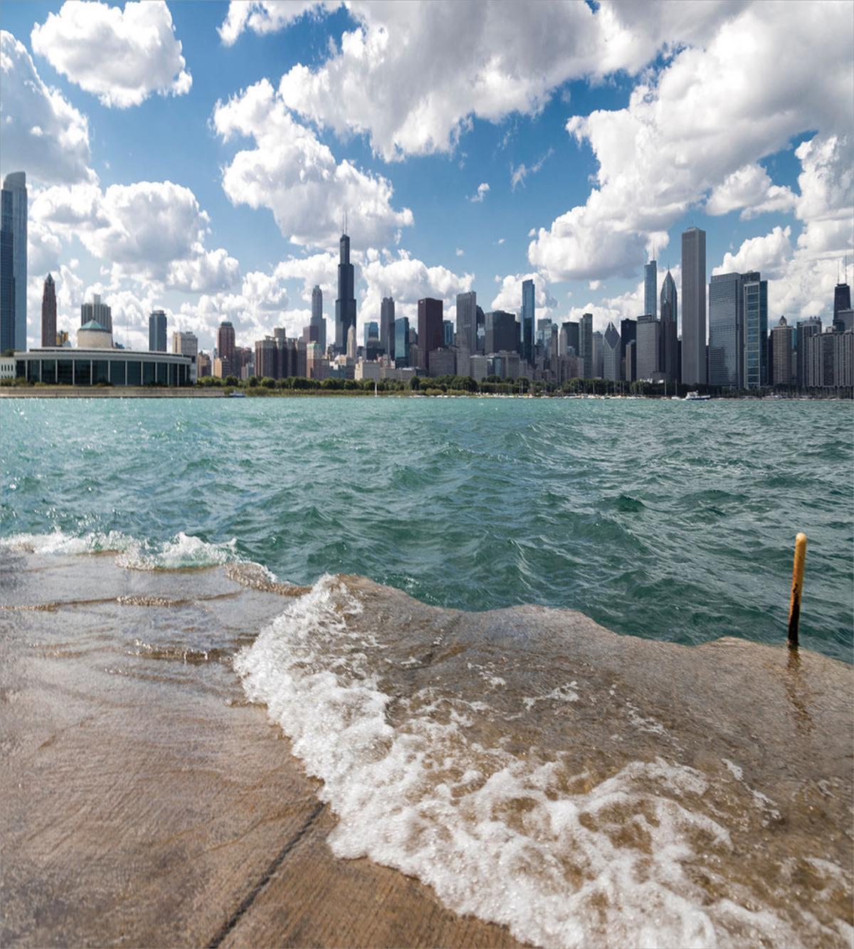 Chicago Skyline and Lake — Pattern