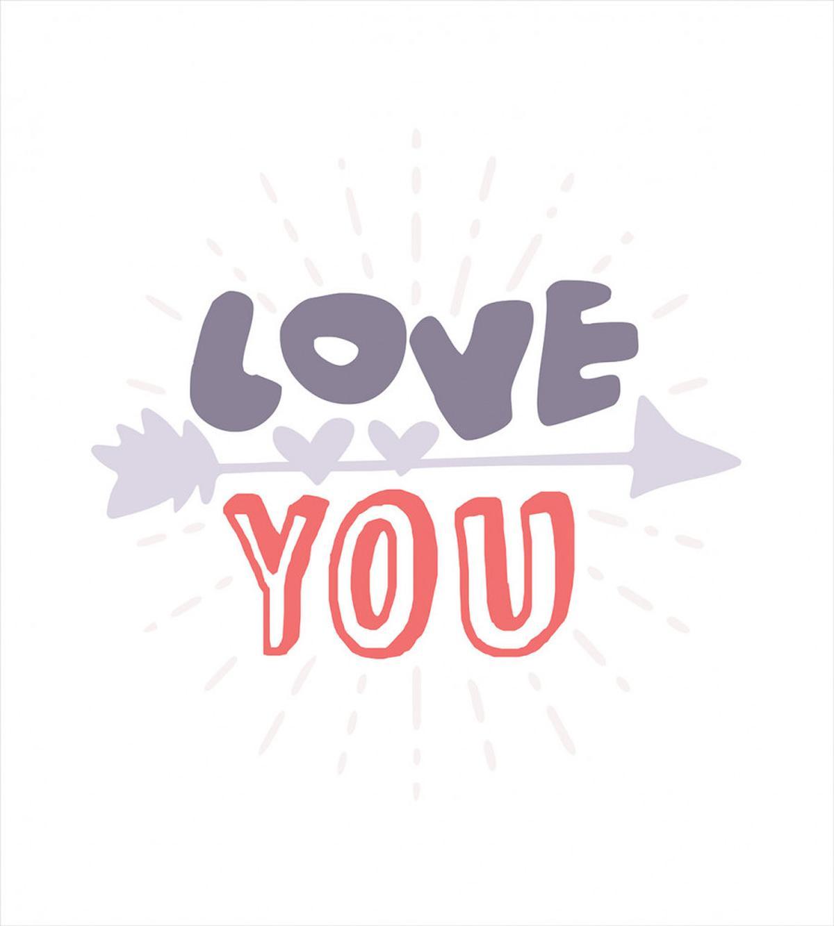 Valentines Day Theme Words — Pattern