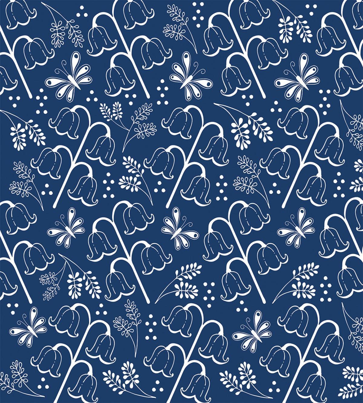 Hand Drawn Leaf Branch — Pattern