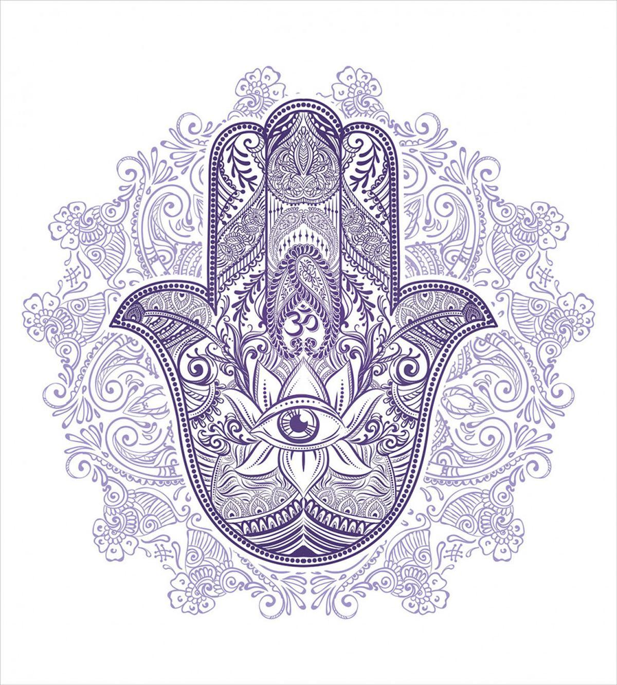 Ornate Hamsa Paisley — Pattern