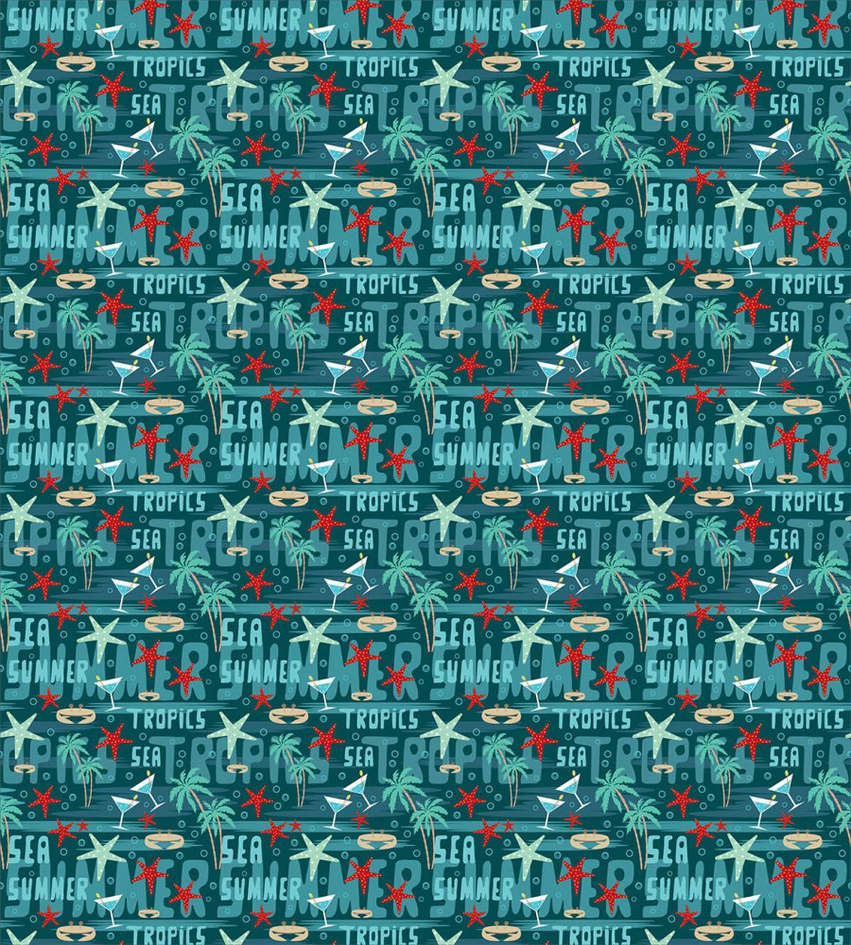 Starfish Drums Drinks — Pattern
