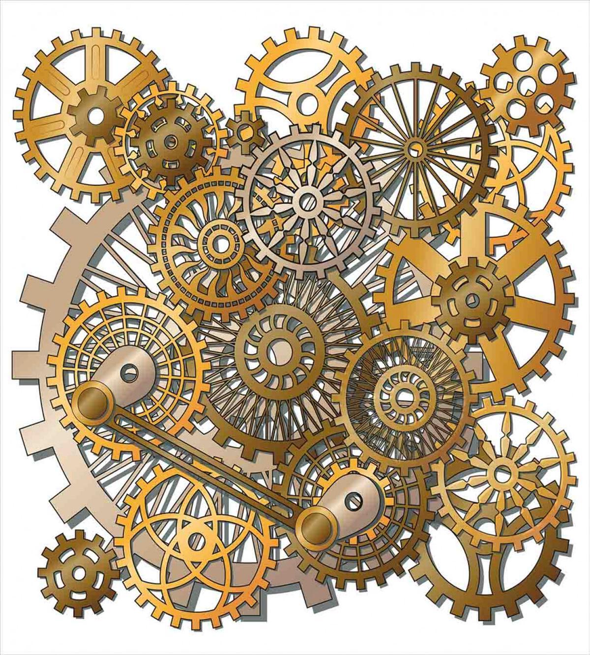 Steampunk Gears Design — Pattern