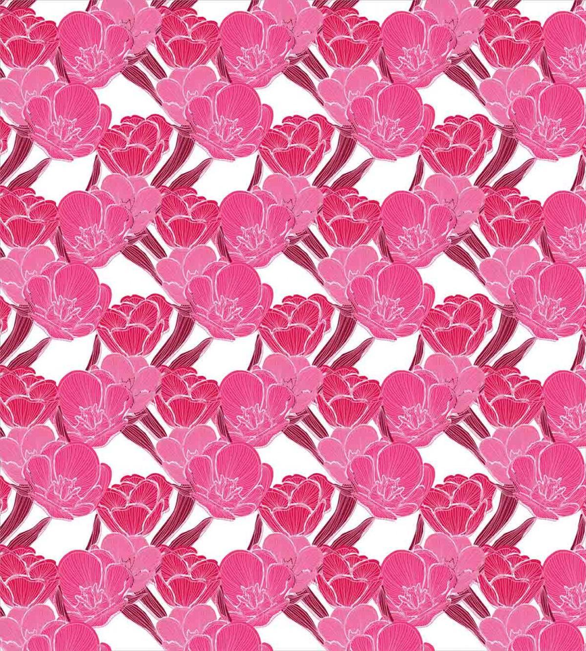 Pink Spring Blossoms — Pattern