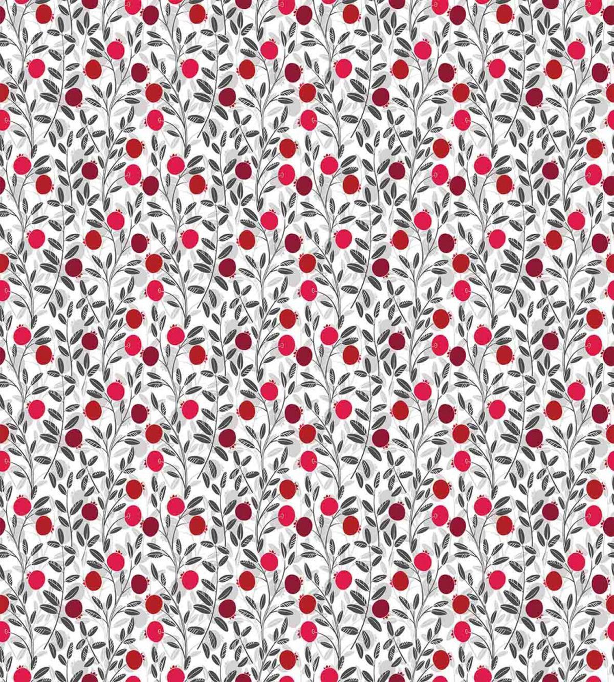 Springtime Berry Foliage — Pattern