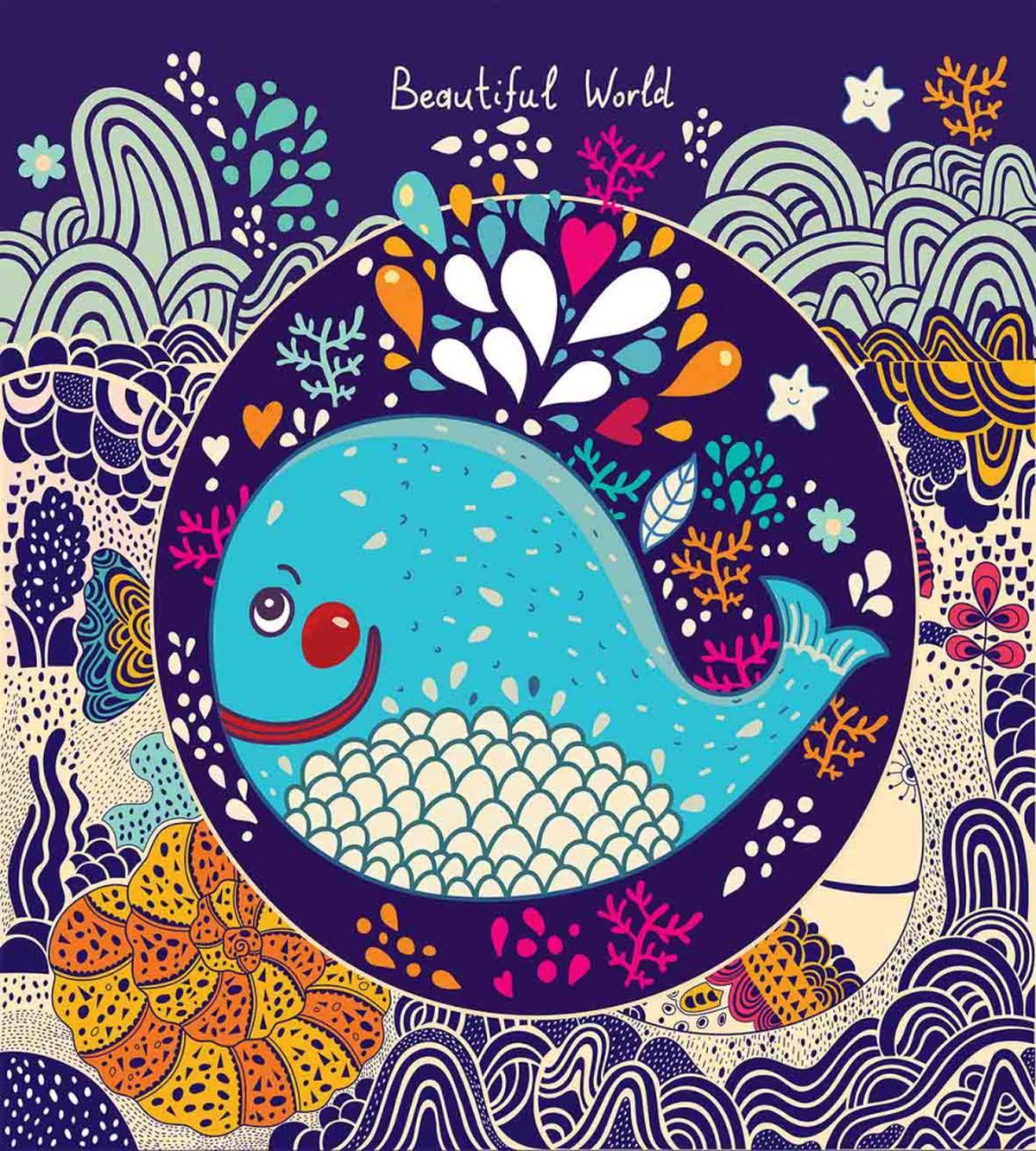 Bubble Waves Starfish — Pattern
