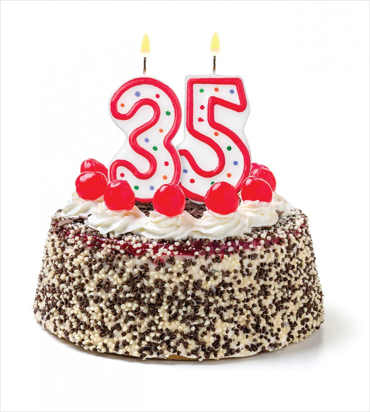 Age 35 Cake — Pattern