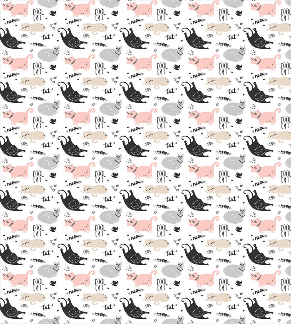 Cool Cat Meow Animals Doodle — Pattern