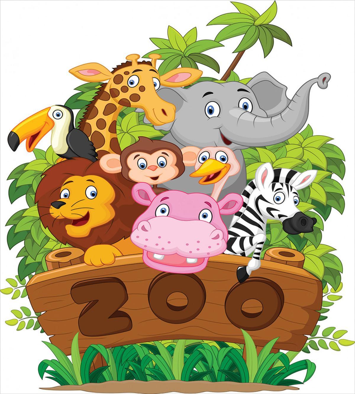 Happy Animals Fresh Trees — Pattern