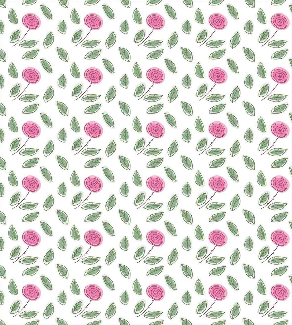 Modern Style Pink Blossoms — Pattern
