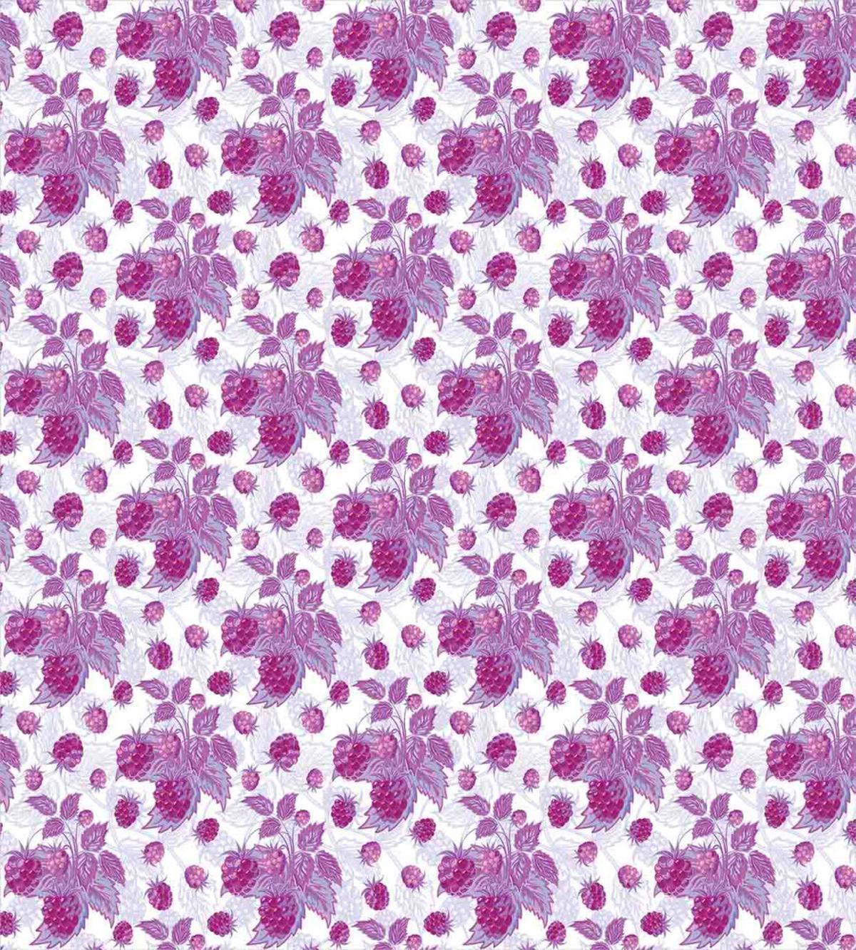 Vivid Rasberries Branch — Pattern