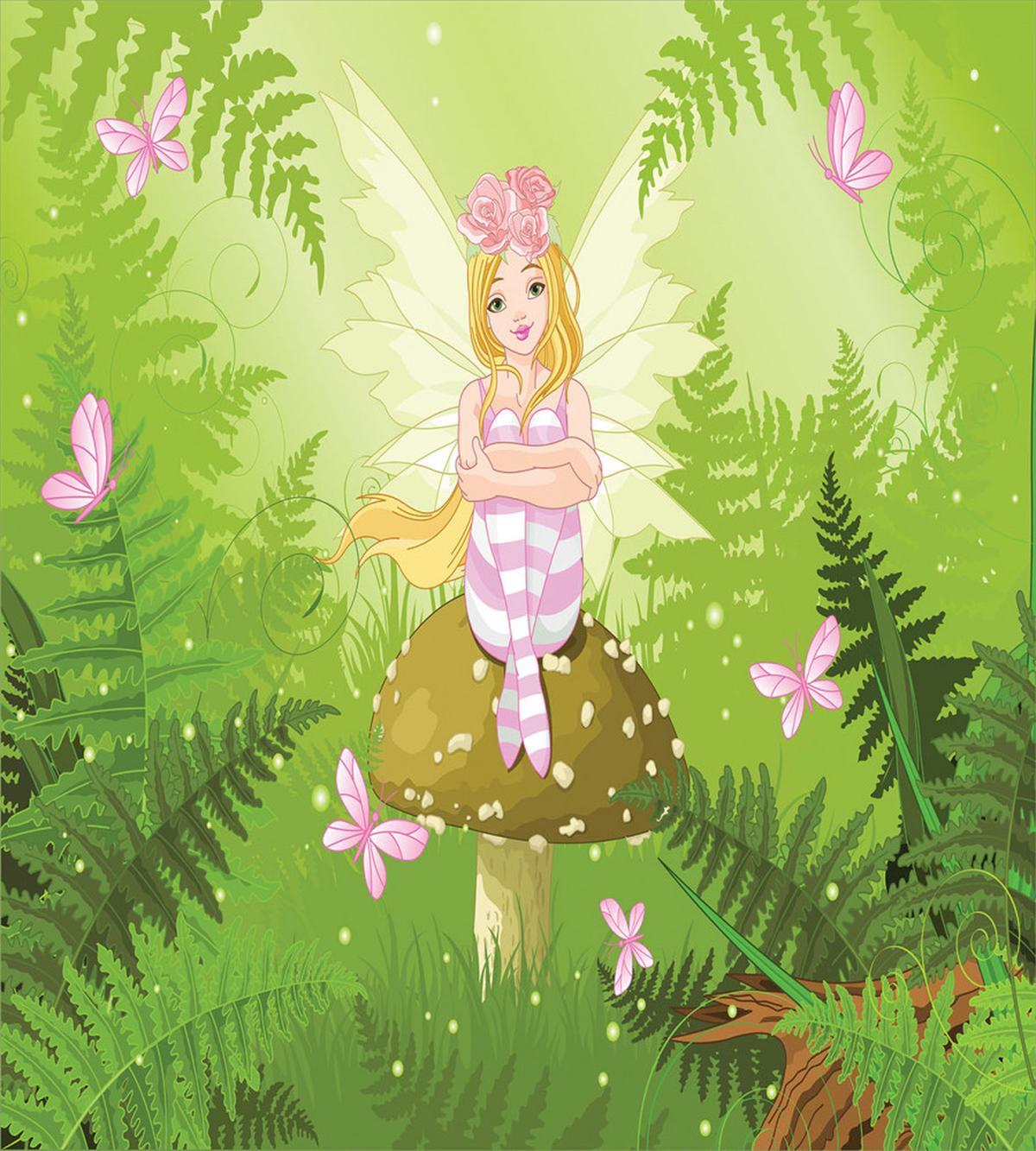 Fairy Girl Floral Hair — Pattern