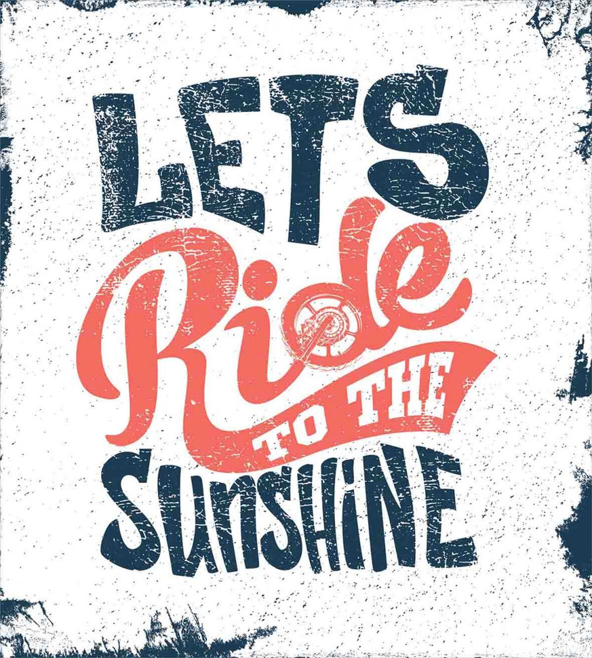 Lets Ride Words — Pattern