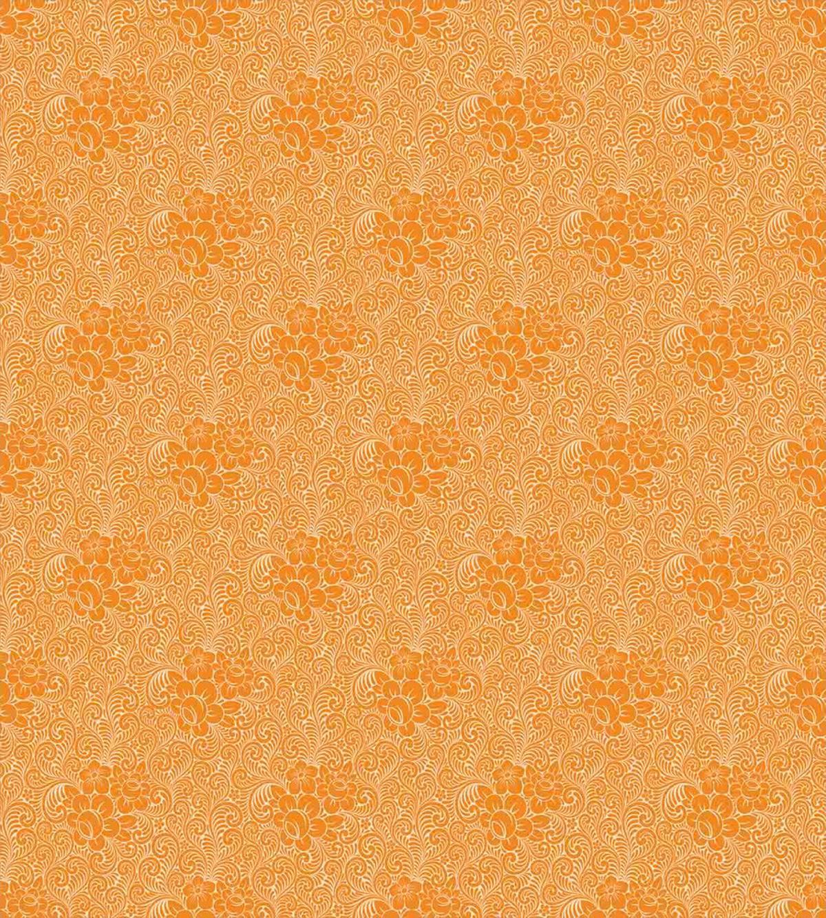 Rococo Floral Foliage — Pattern