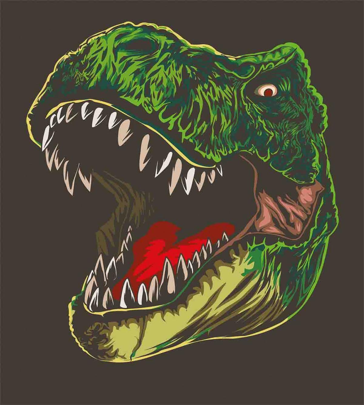 Aggressive Wild T-Rex — Pattern