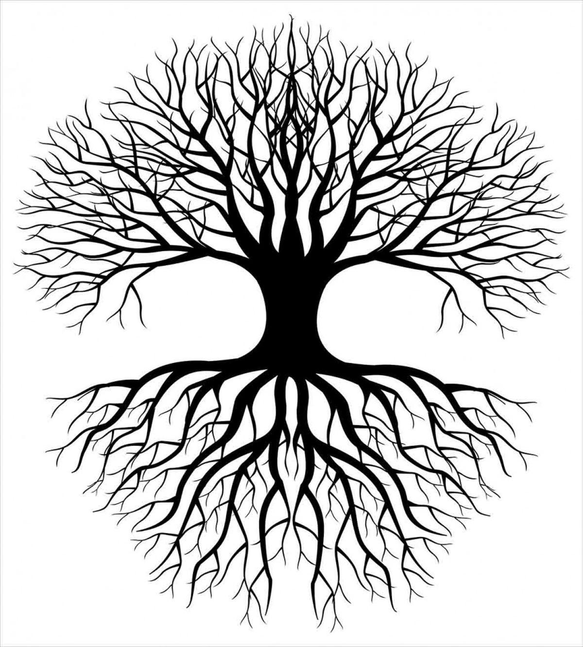 Roots Branch Leafless — Pattern