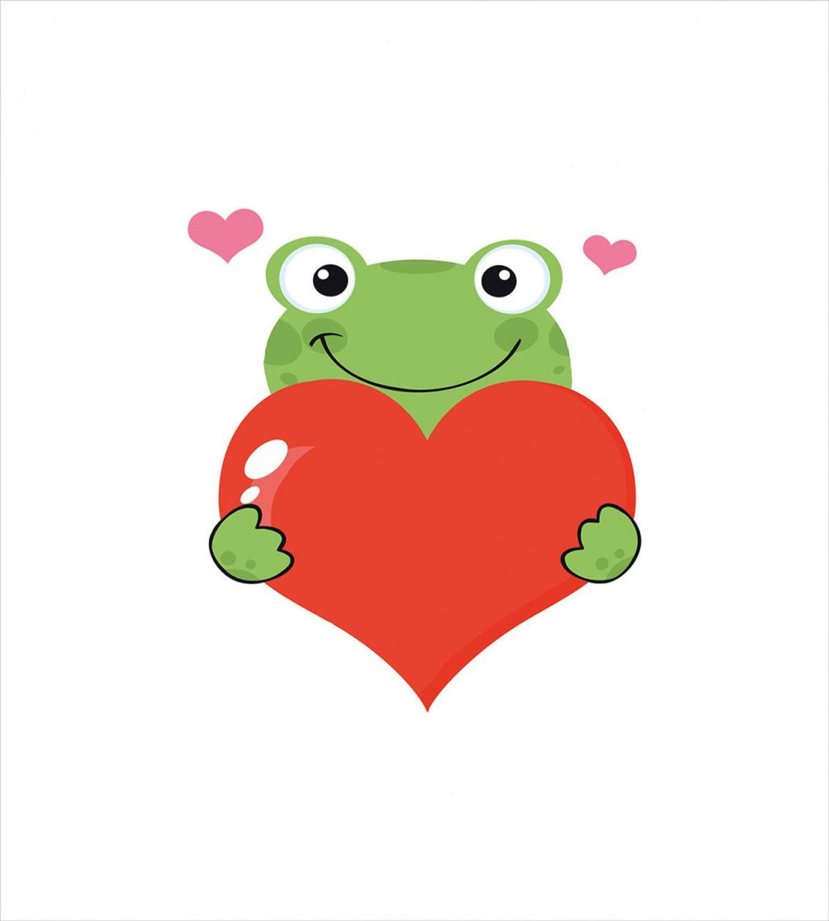 Funny Cartoon Frog — Pattern
