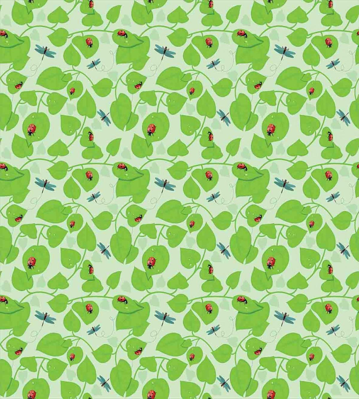 Green Nature Insects — Pattern