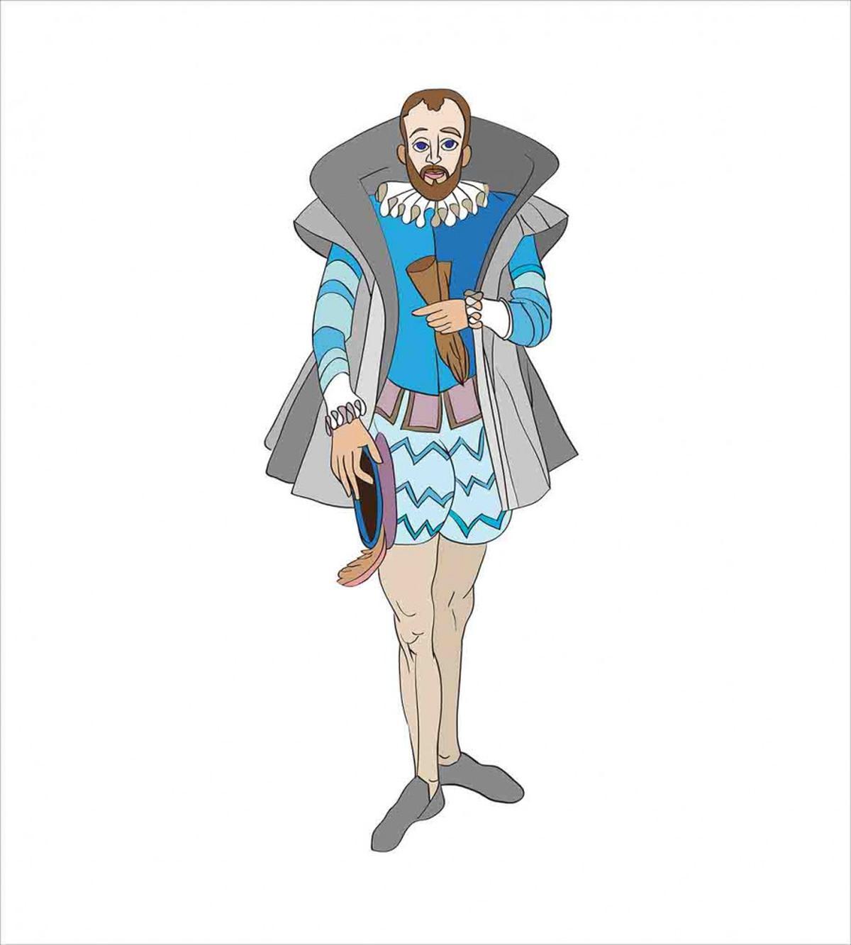 Rococo Aristocrat Man — Pattern