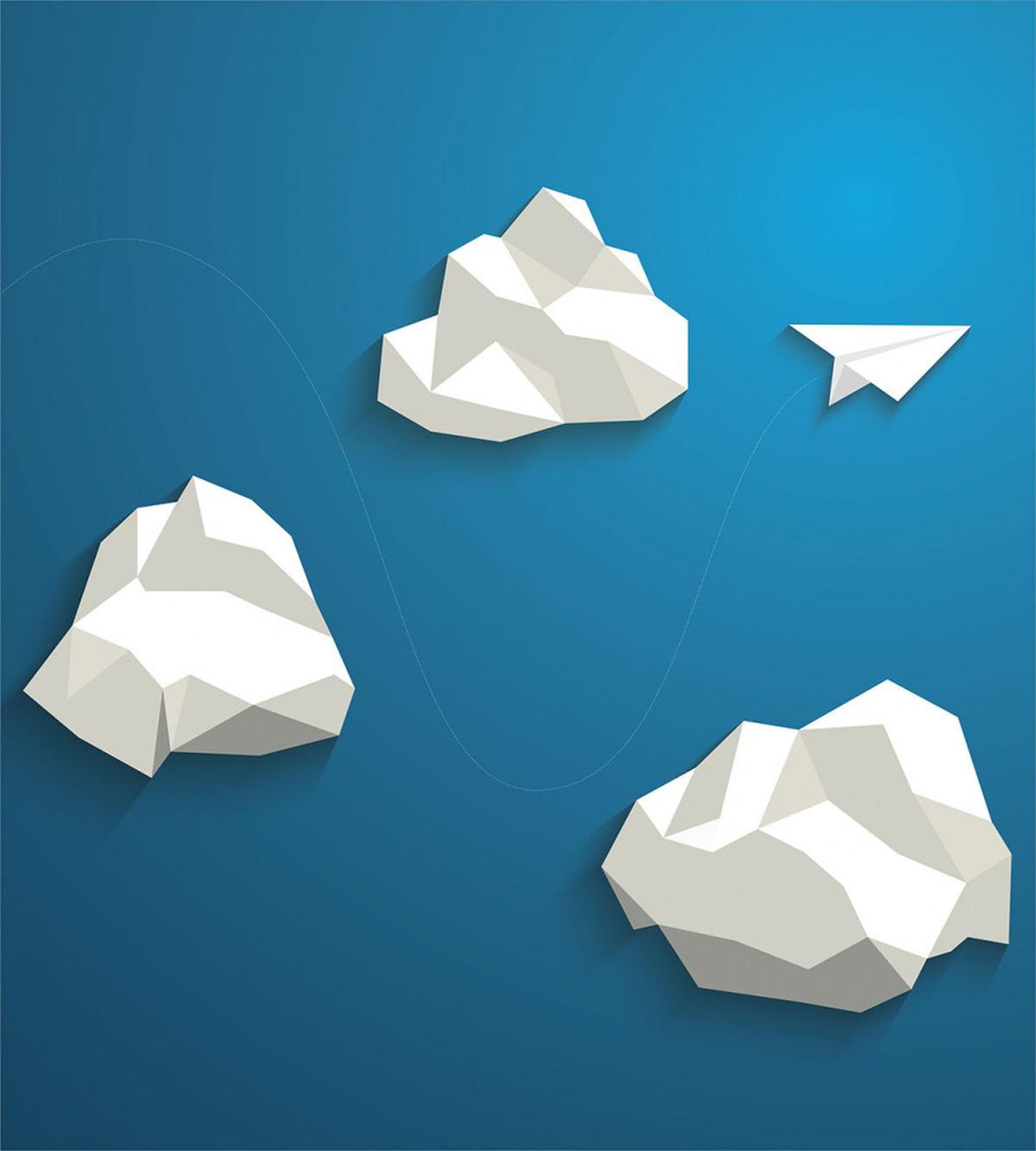 Plane Flying Between Polygons — Pattern