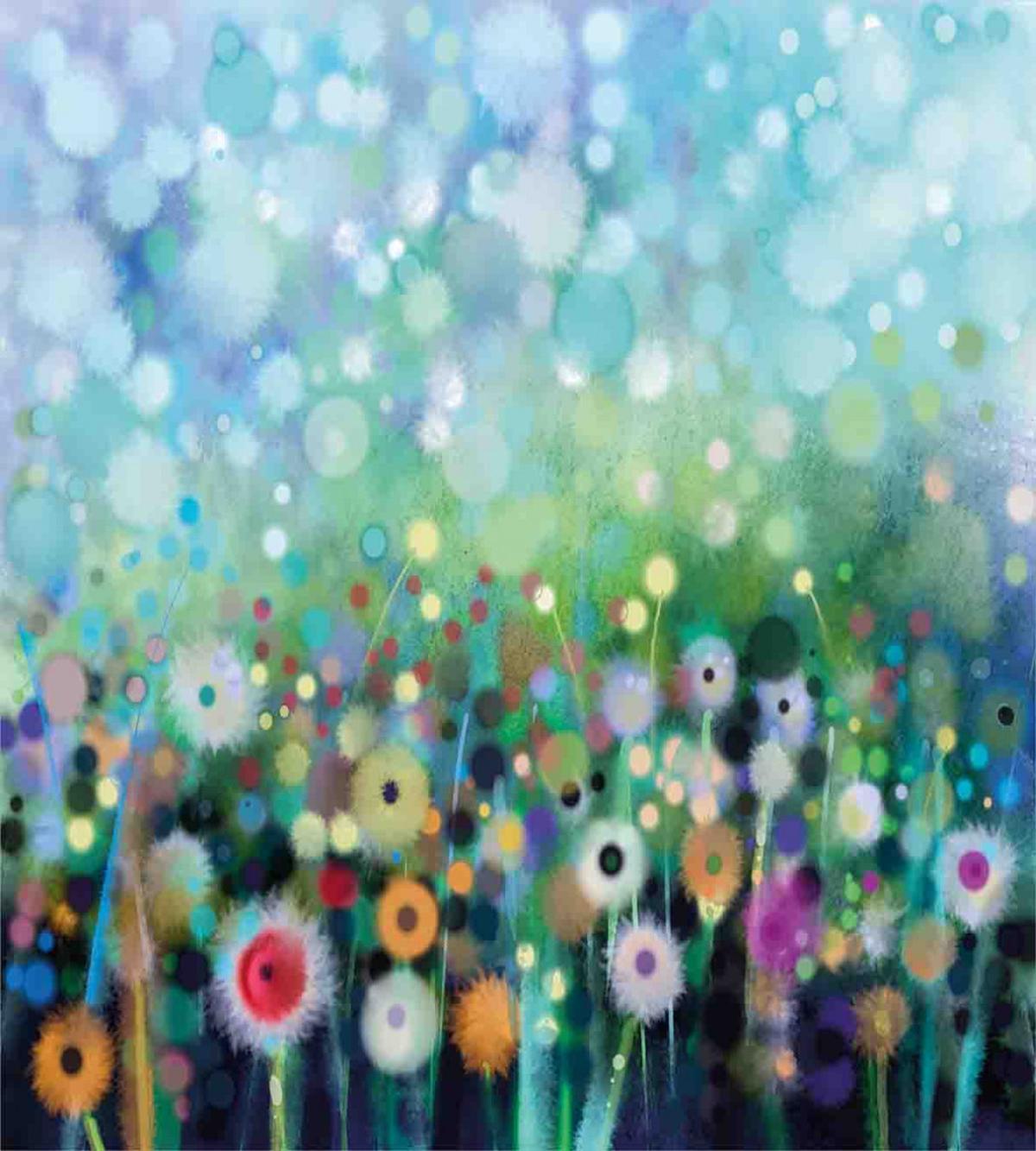 Flying Dandelions Art — Pattern