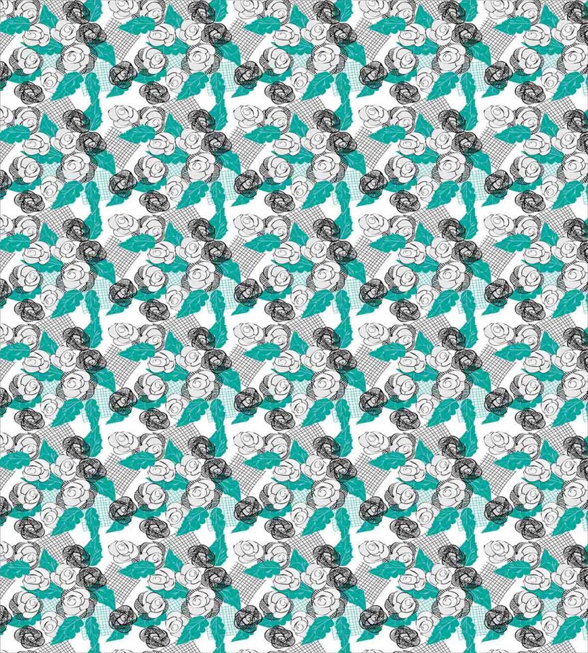 Modern Rose Blossoms — Pattern