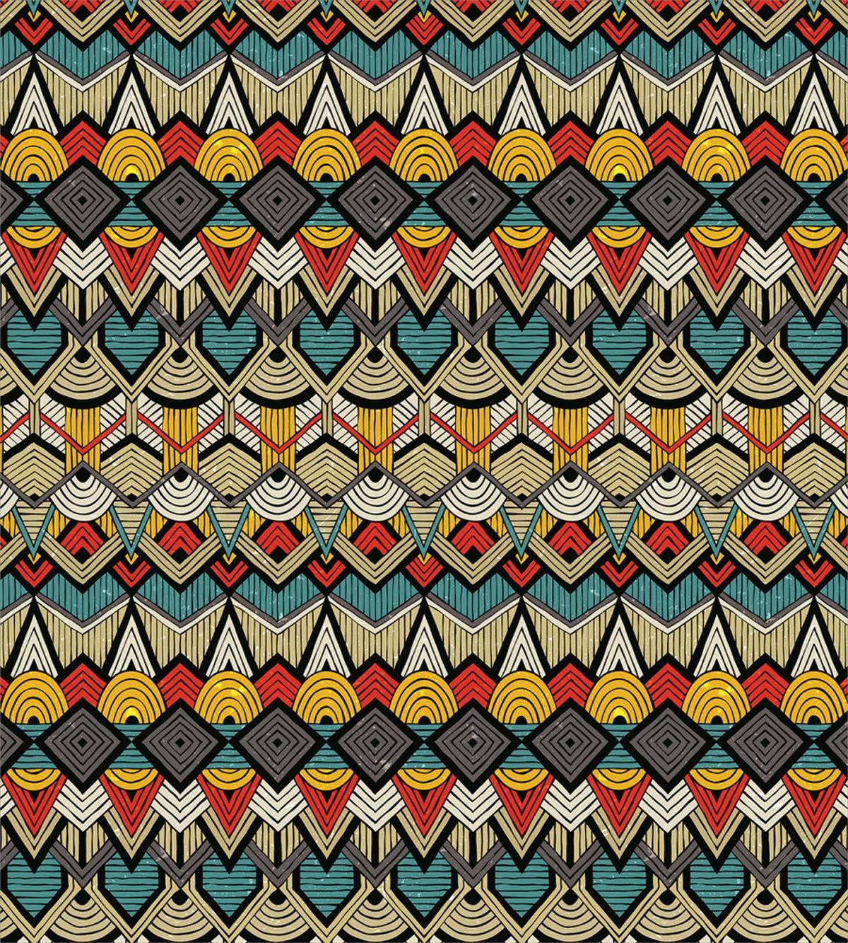 Folk Art Sharp Motifs — Pattern