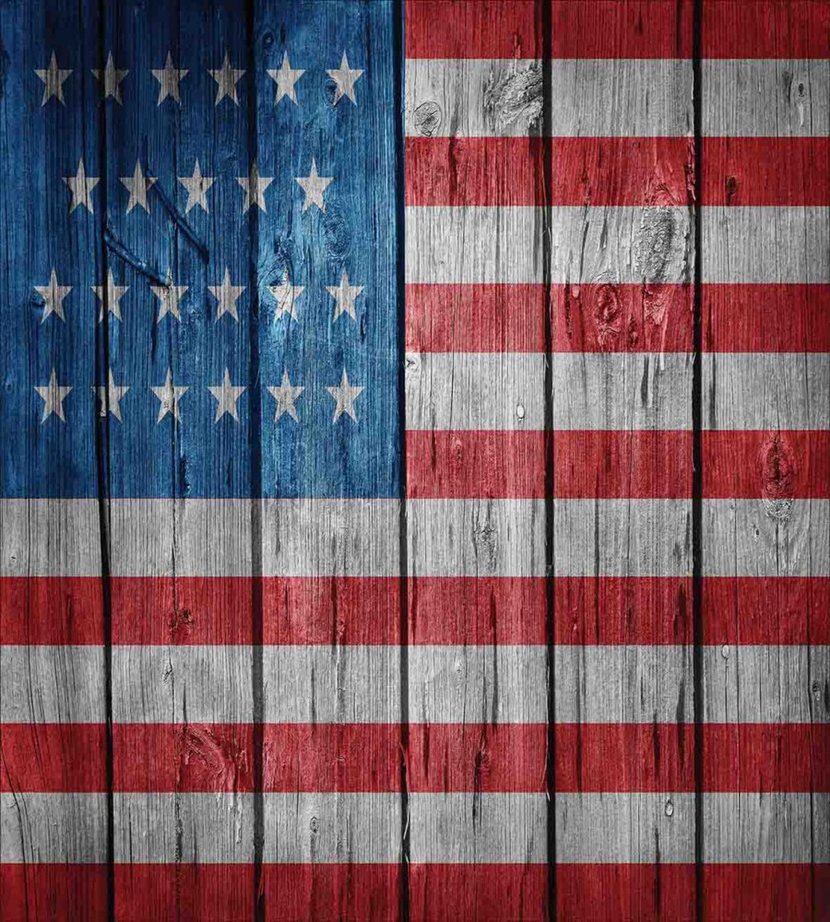Worn Style American Flag — Pattern