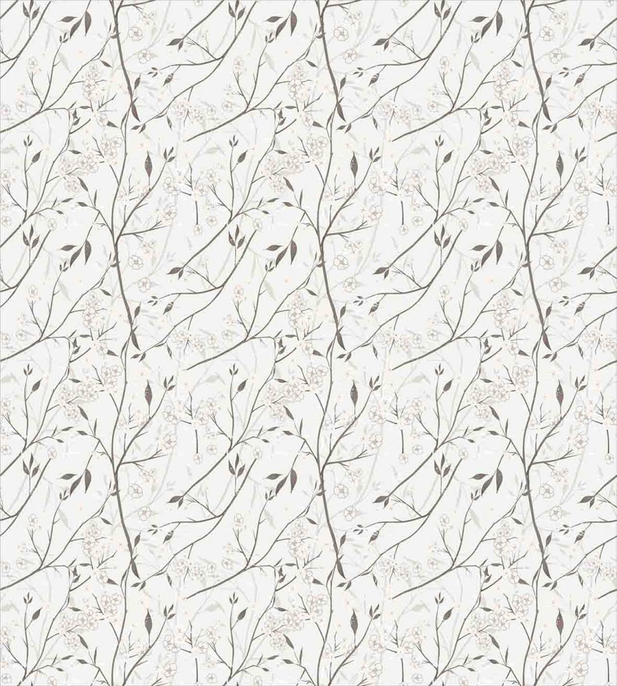 Rustic White Buds — Pattern