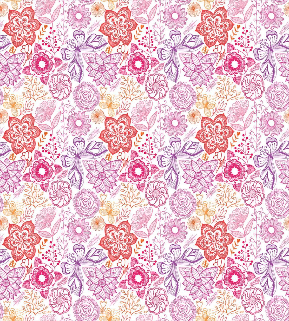 Spring Vivid Flowers — Pattern