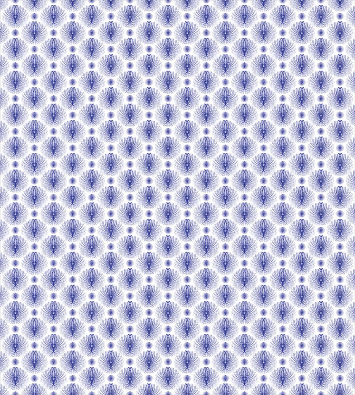 Quirky Circular Feathers — Pattern