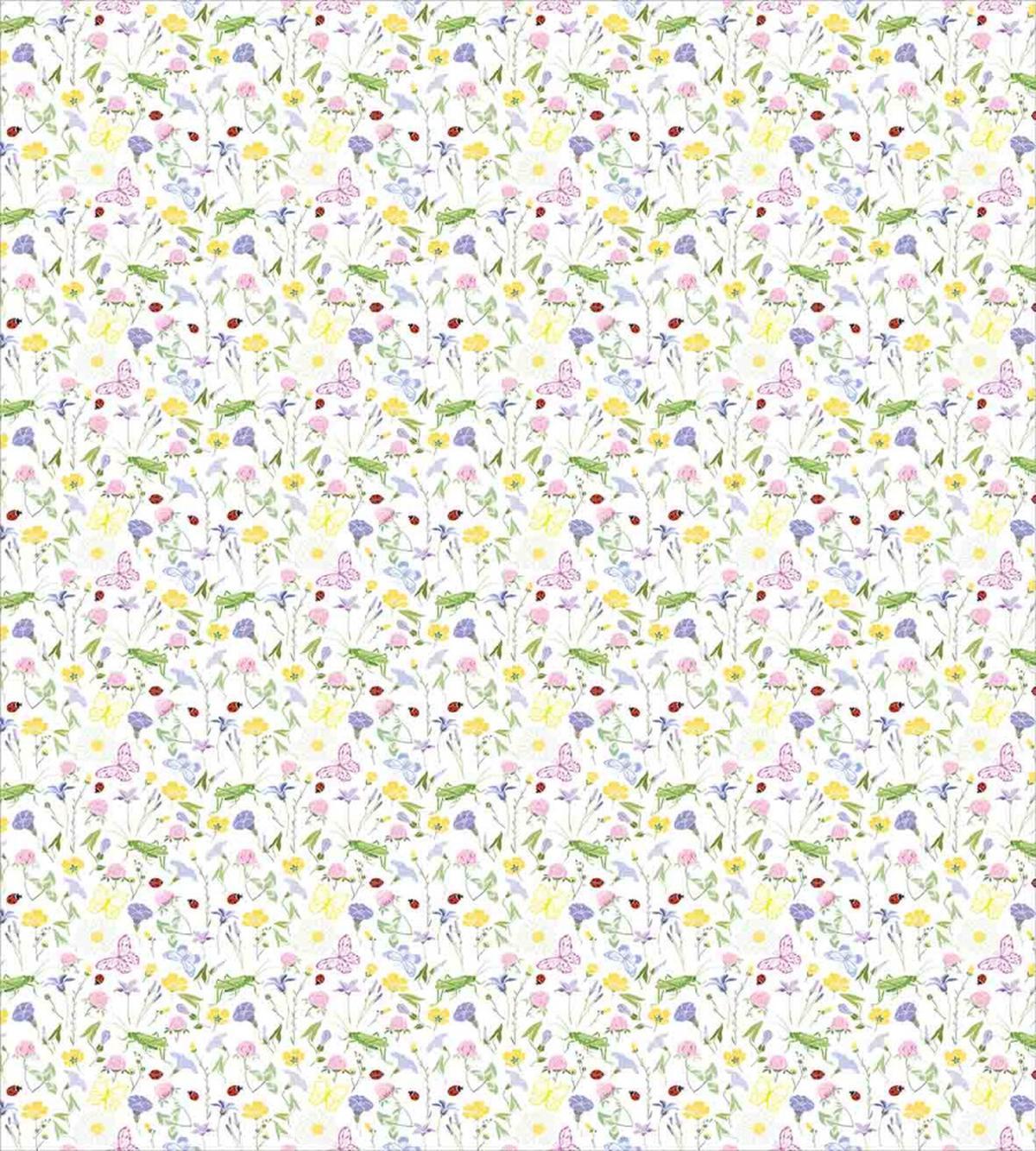 Butterfly and Flowers — Pattern