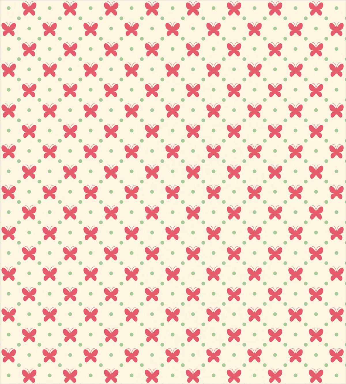 Pink Retro Dots — Pattern
