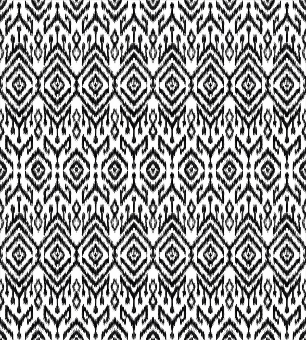 Scribble Ikat Art — Pattern