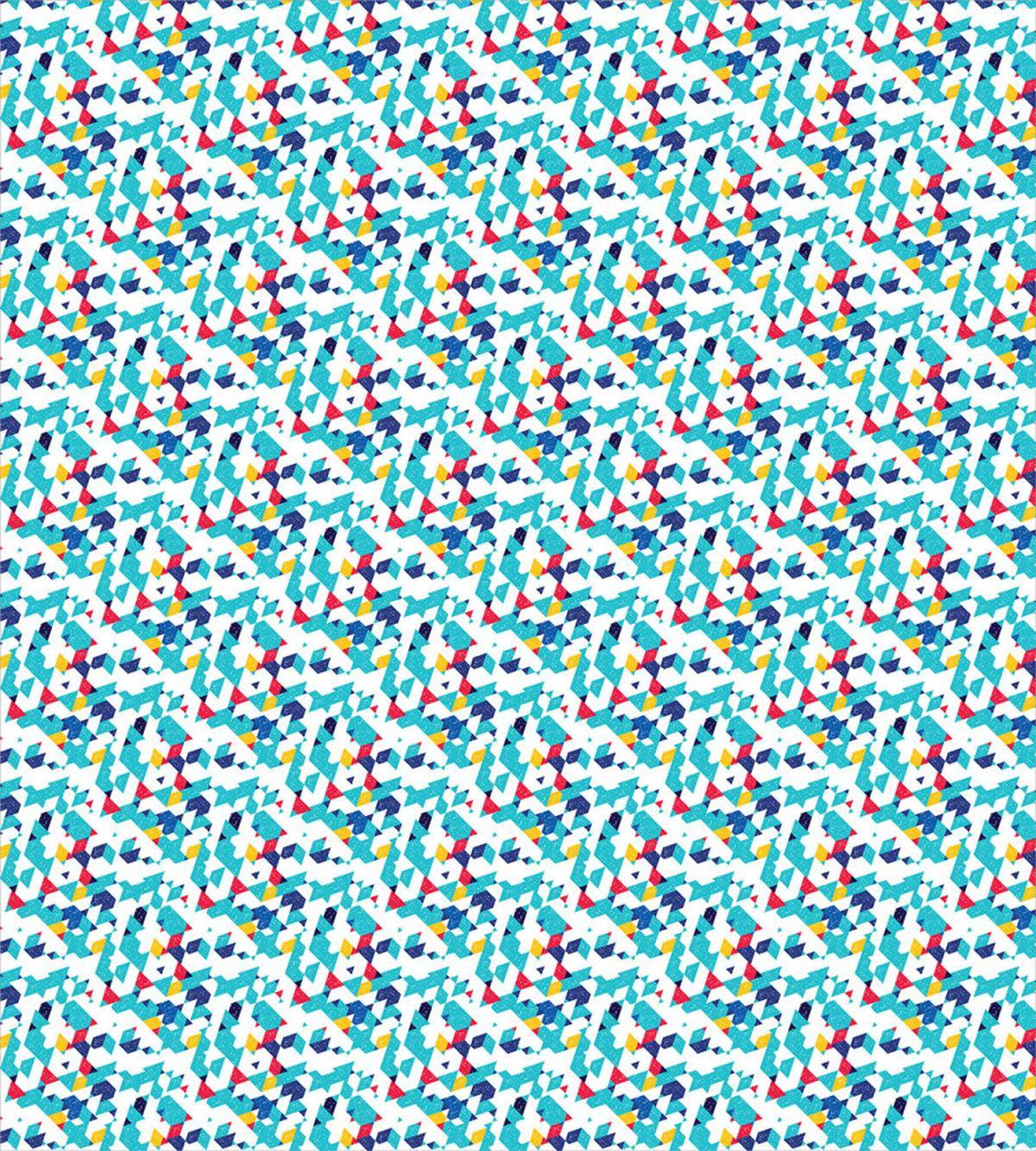Contemporary Triangles Art — Pattern