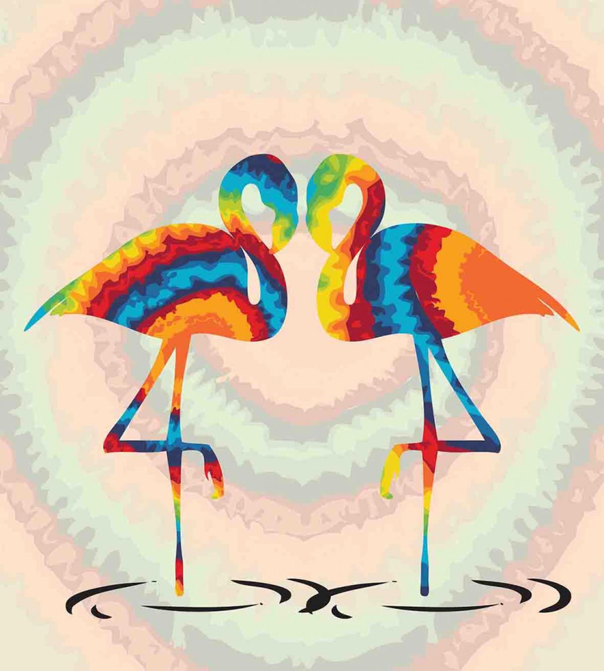 Valentines Funky Birds — Pattern
