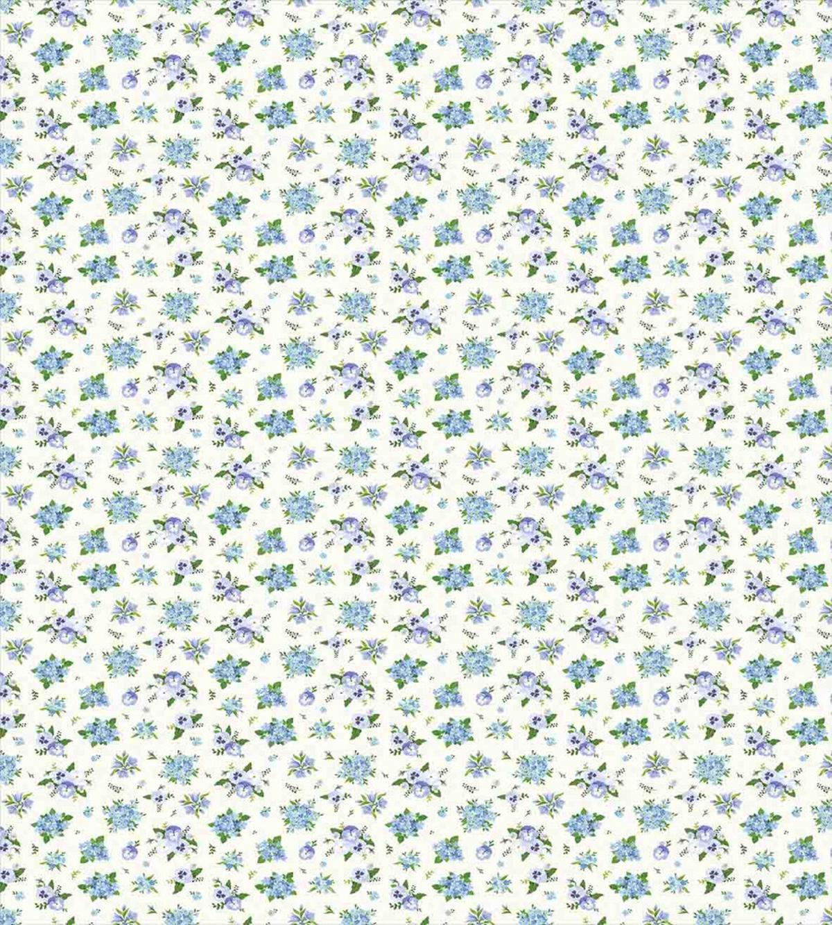 Pansies Bluebell — Pattern