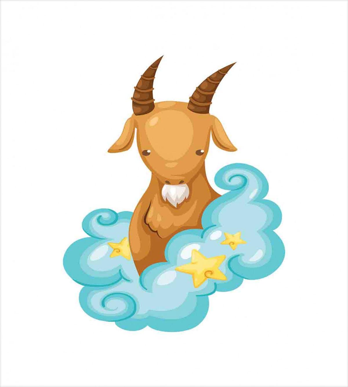 Cartoon Goat — Pattern