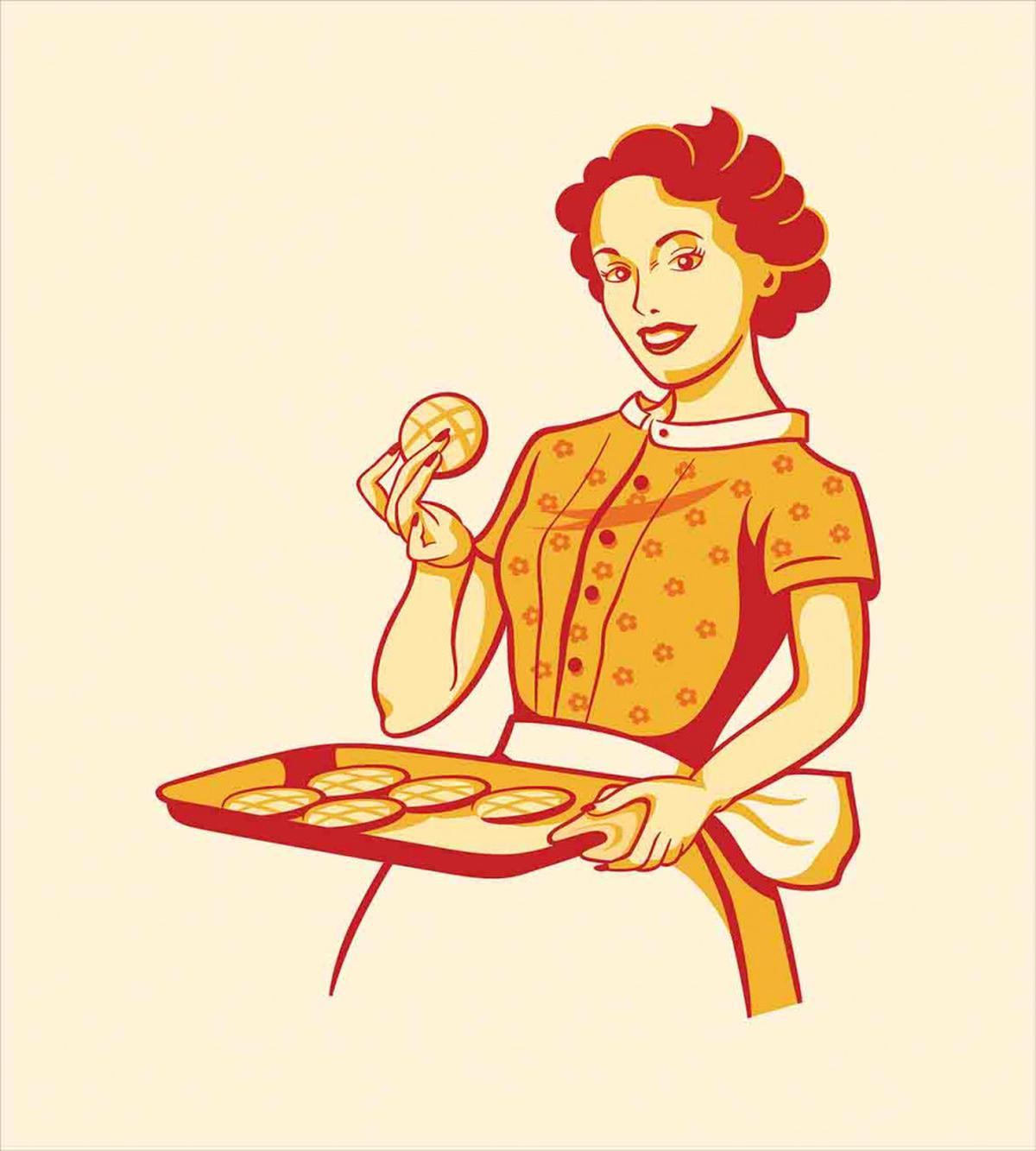Housewife Cookies — Pattern