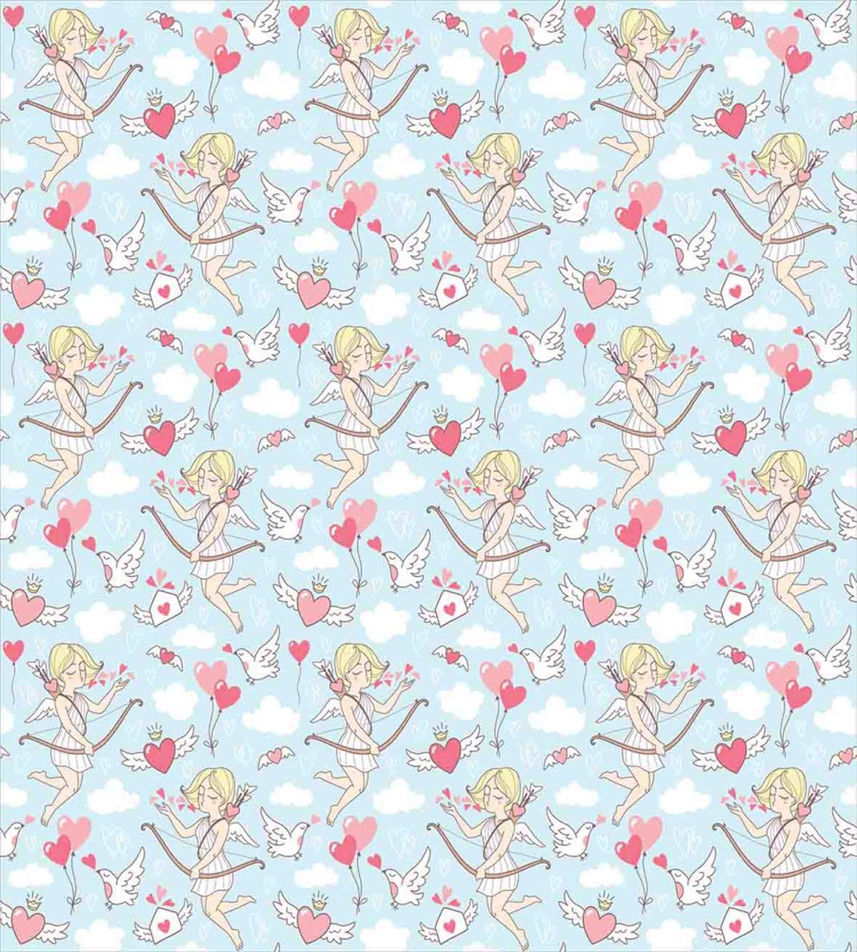 Cupid Girls Flying Doves — Pattern