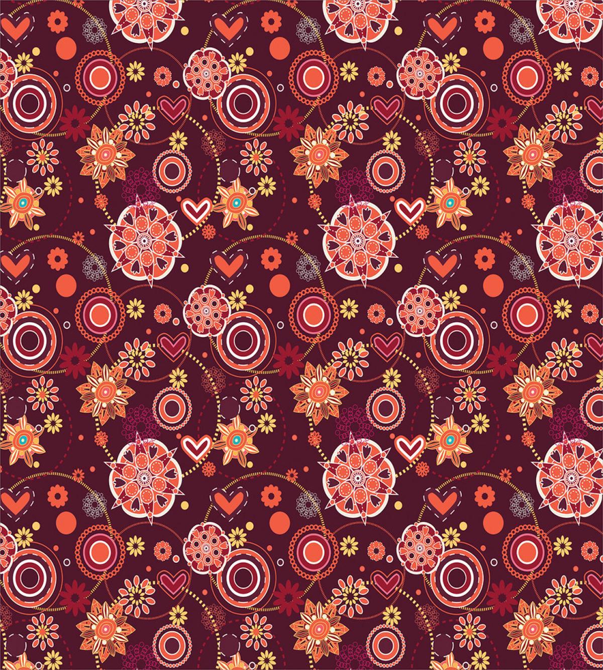 Vintage Foliage Composition — Pattern