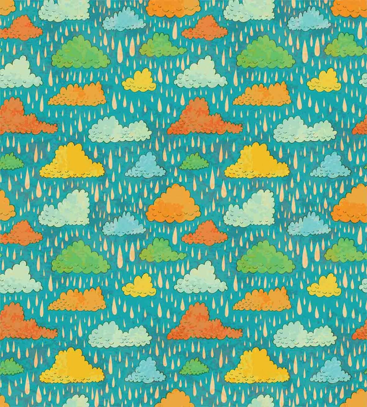 Puffy Clouds Funk Art — Pattern