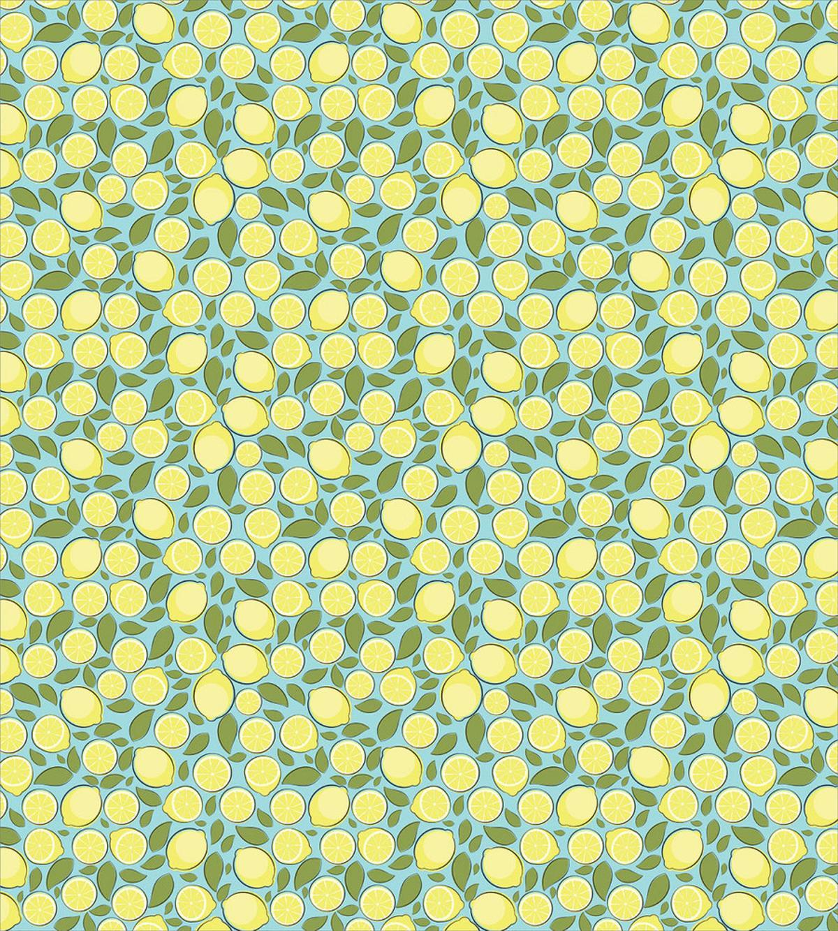 Citrus Fruits Pastel Tones — Pattern