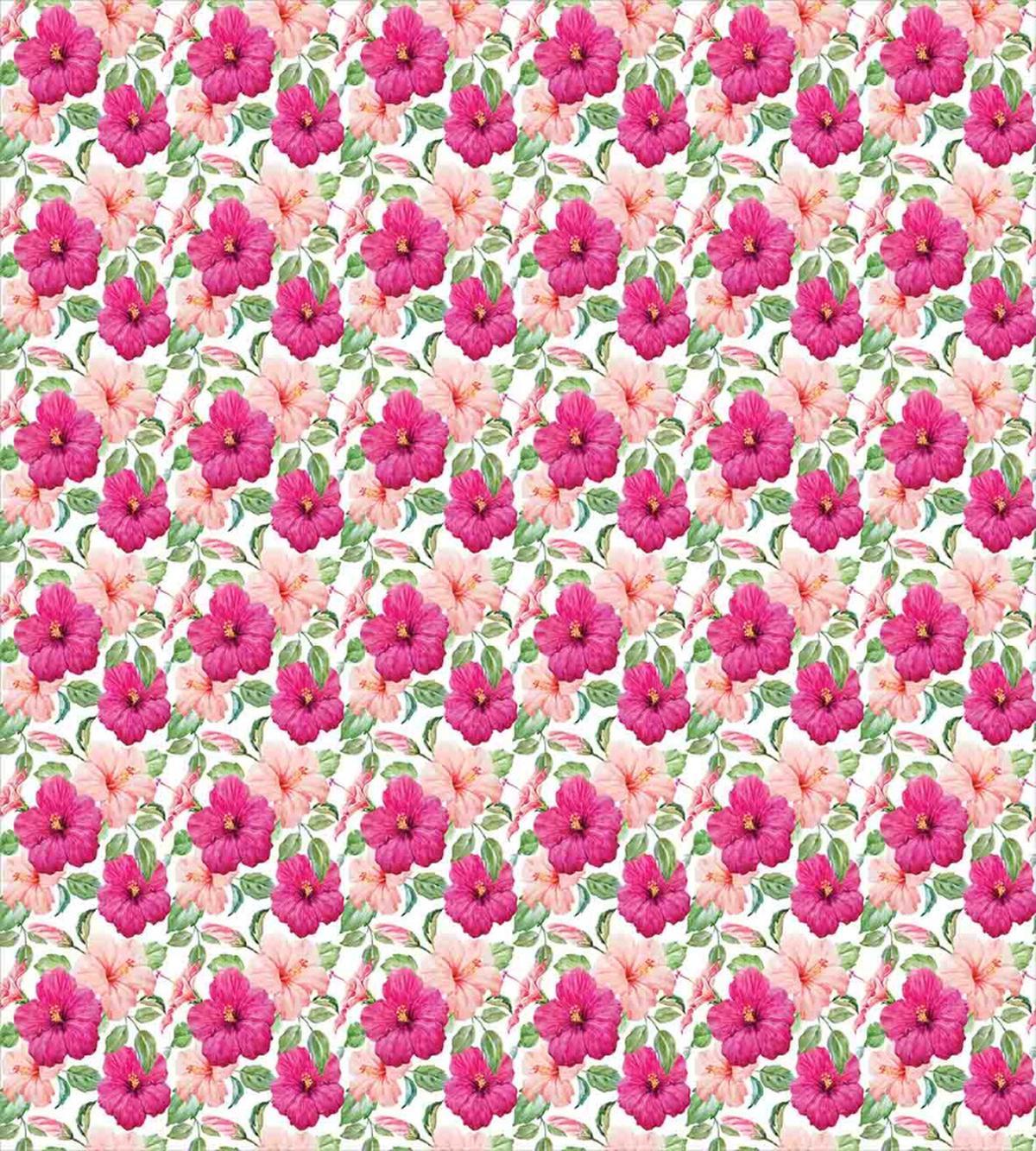 Pastel Hibiscus Petals — Pattern