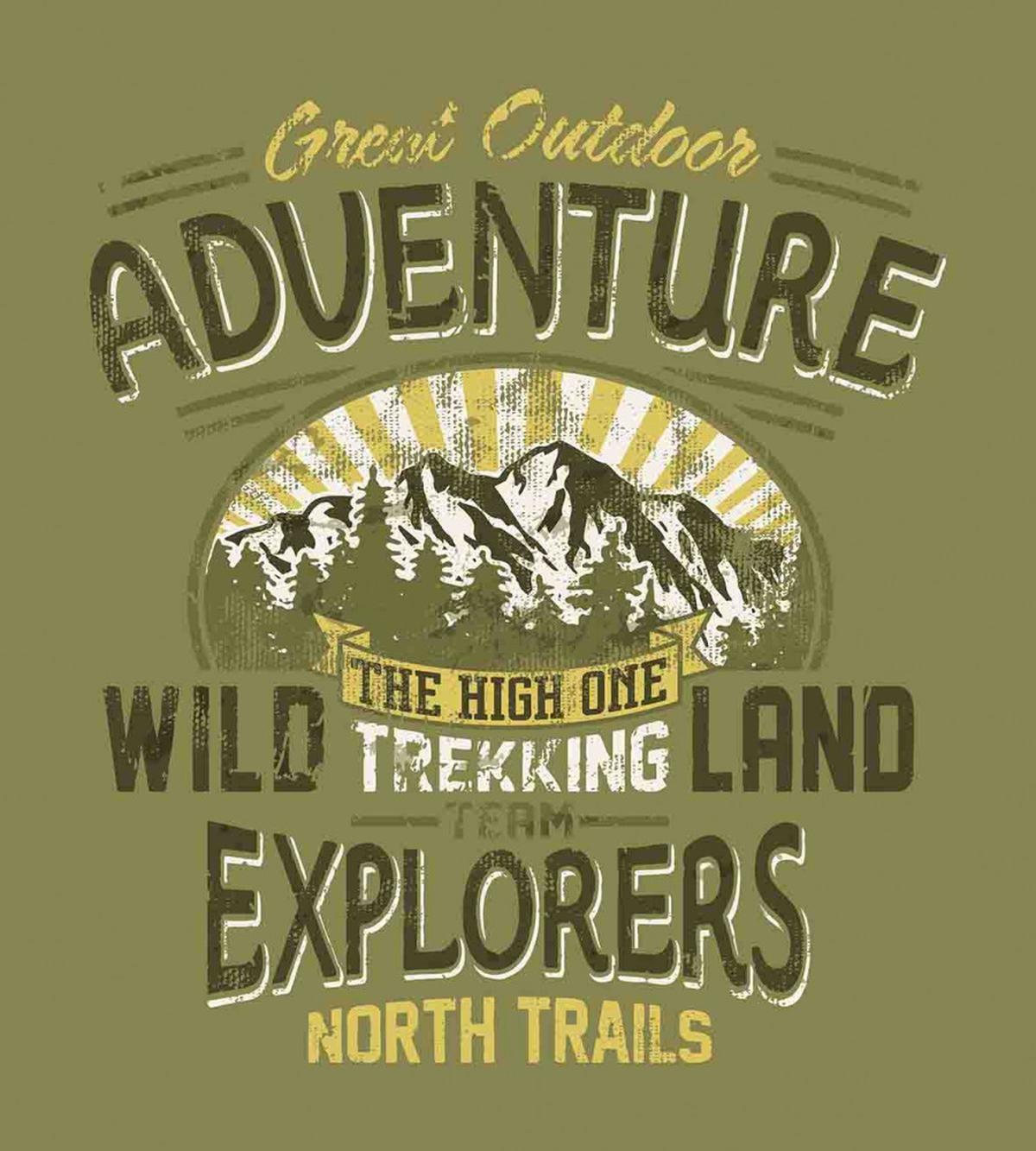Outdoor Adventure Poster — Pattern