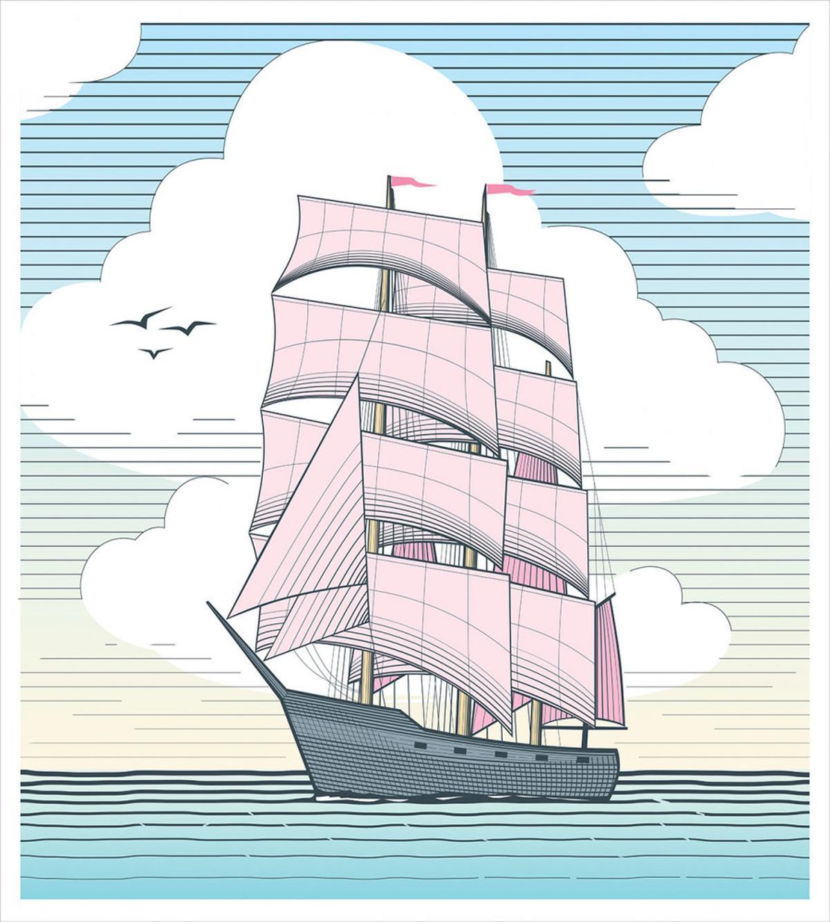Dreamy Windjammer — Pattern