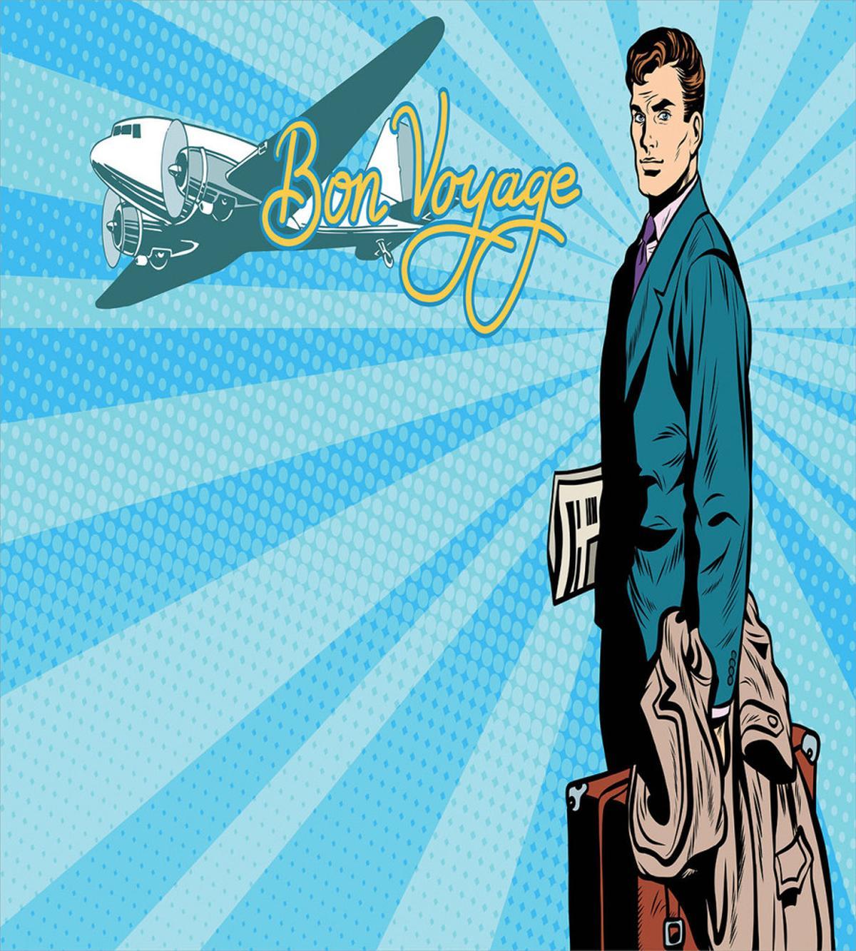 Retro Handsome Passenger — Pattern