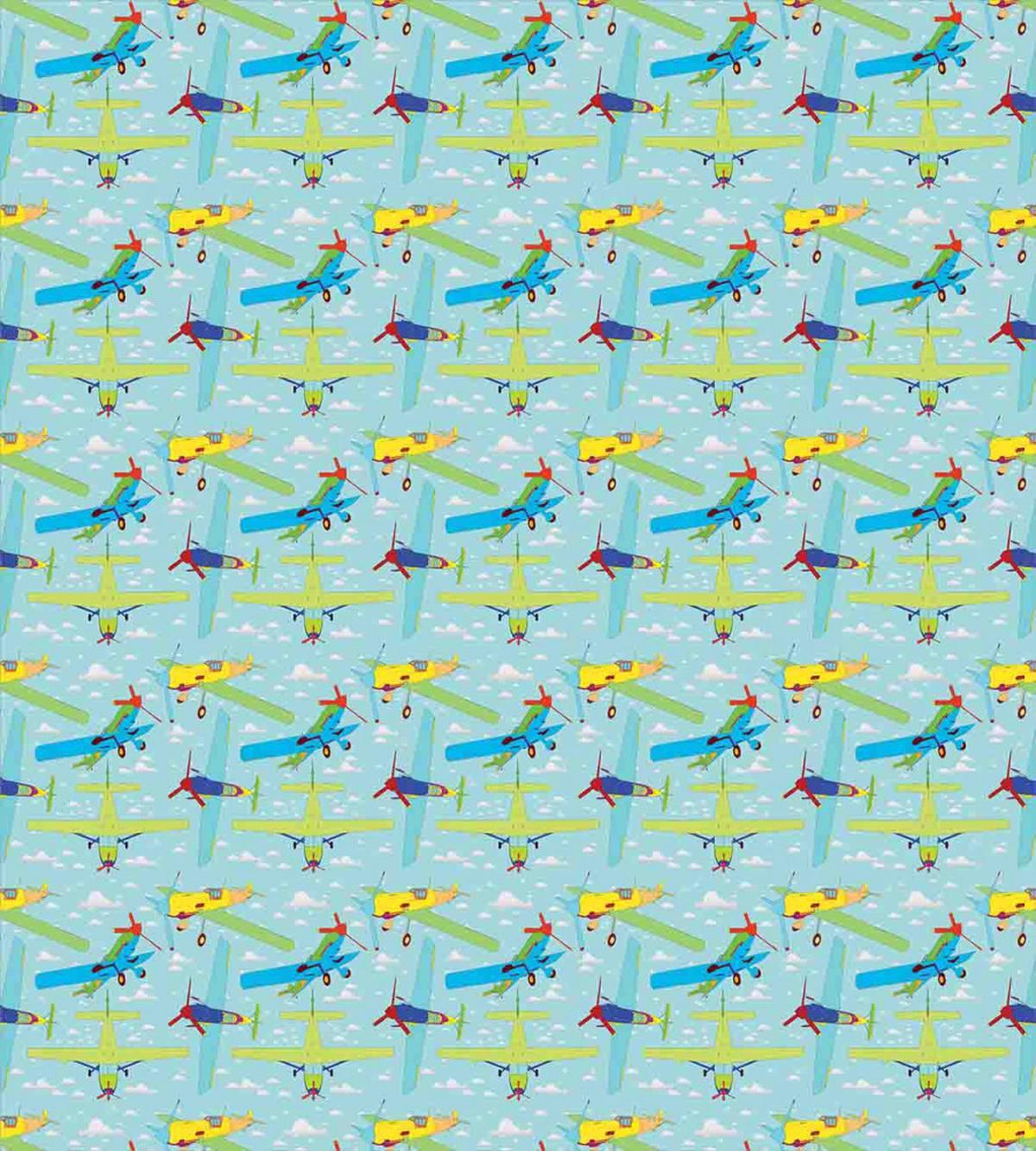 Cartoon Style Aircraft — Pattern